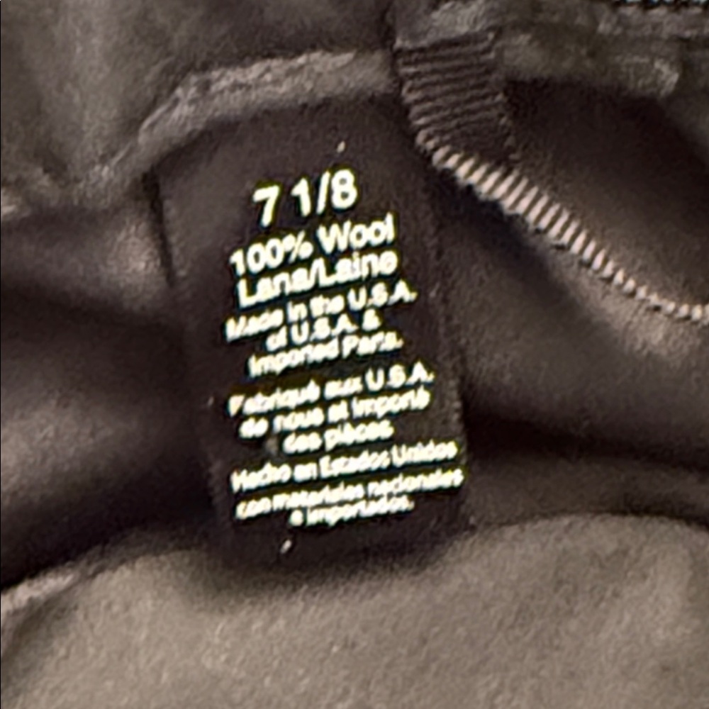 Bailey Of Hollywood Black Wool Jett Pork Pie Hat - Picture 5 of 7